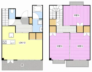 静岡県磐田市明ケ島原【一戸建】の間取り