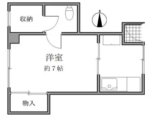 鉄鋼ハウス【2階】の間取り