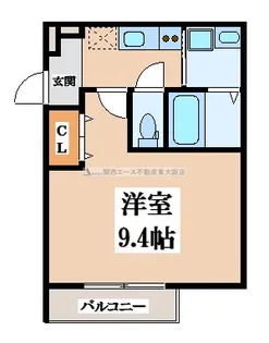 フジパレス森河内西【2階】の間取り