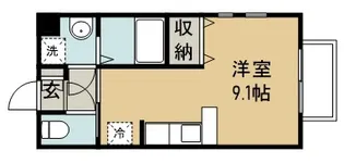 グランドメゾン大梶【1階】の間取り