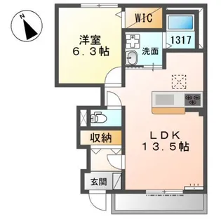 エヌメゾン【1階】の間取り