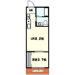 ひなたと春風のラテ【3階】の間取り