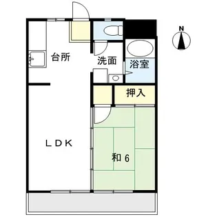 クロスビル【2階】の間取り