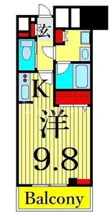 サンクレール荒川ブランガーデン【7階】の間取り