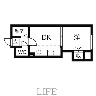 メゾンエクレーレ中の島【1階】の間取り