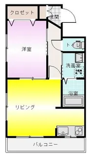 ヴァンヴェストB【1階】の間取り