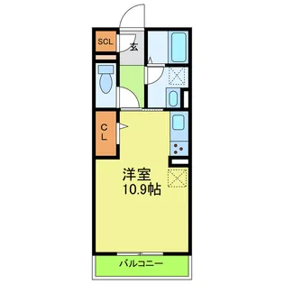 愛知県日進市米野木台3【アパート】の間取り