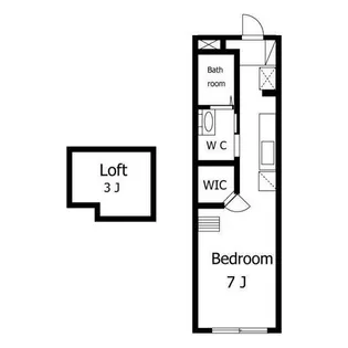 東京都中野区江古田2【アパート】の間取り