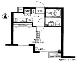 ロジェ三軒茶屋【2階】の間取り