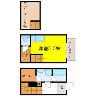 Raggio旭ヶ丘の間取り