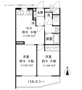 碑文谷メゾン【3階】の間取り