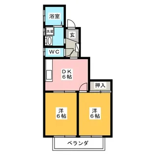カーサ匠【2階】の間取り