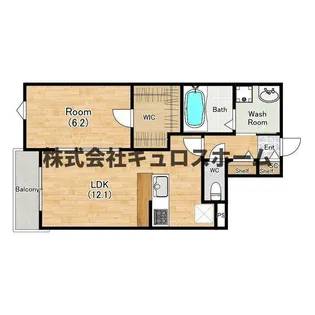 大阪府大阪市阿倍野区北畠1【アパート】の間取り
