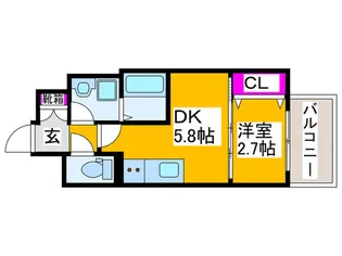 テラ堺市駅【4階】の間取り