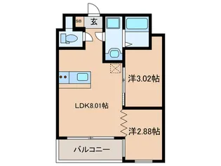 THE GRAND WIN【5階】の間取り