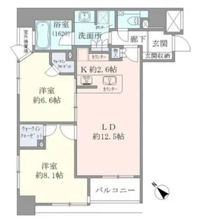 ライオンズシティ東京タイムズプレイス【5階】の間取り