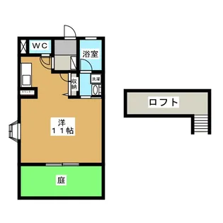 ワインテラス【1階】の間取り