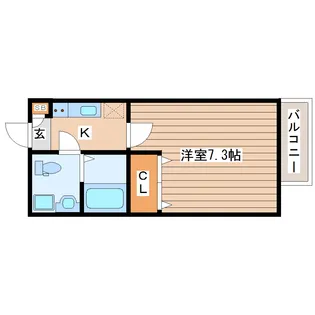 SAKURA長町【1階】の間取り