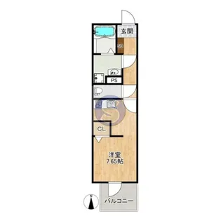 グランパシフィック天満橋【3階】の間取り