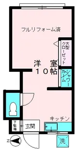 長谷川荘【2階】の間取り