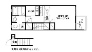 ブロッサムリッジ・ノースウィング【2階】の間取り