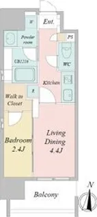 シーズンフラッツ矢場【5階】の間取り