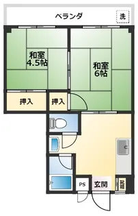 プレジール葛飾宝町【3階】の間取り