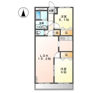 ファインヴィーブル【3階】の間取り