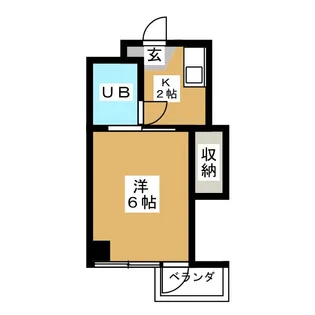 天野ビル【2階】の間取り