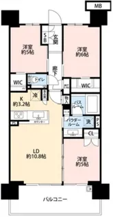シティテラス南砂【8階】の間取り