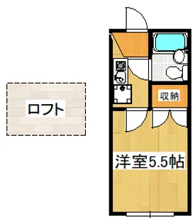 サルートセイワ【2階】の間取り