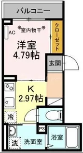 アナシエ南篠崎町I【2階】の間取り