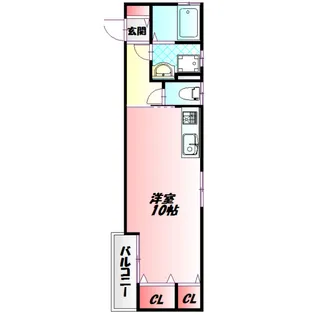 クリエオーレ東光町【3階】の間取り