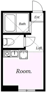 ユナイト花月園エスメラルダの瞳【1階】の間取り