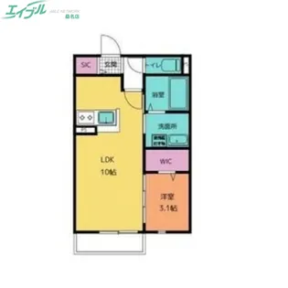 LE VENT II【2階】の間取り