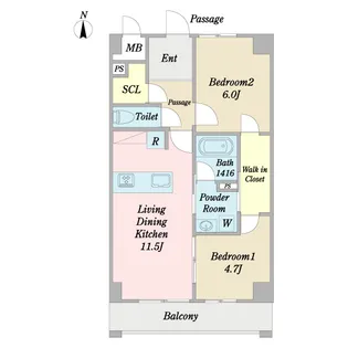 ORIENT【2階】の間取り