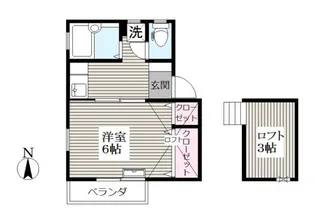 モンシャーレ【2階】の間取り