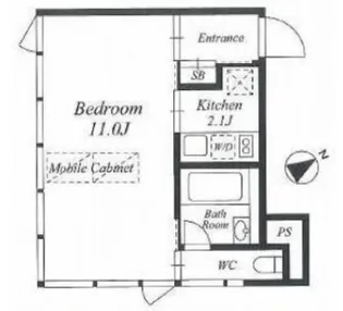 イソラ中目黒【4階】の間取り