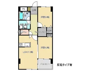 verde陽東【6階】の間取り