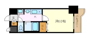 プレサンス名古屋城前【9階】の間取り