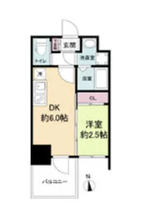 セレニテ天満橋アリア【9階】の間取り