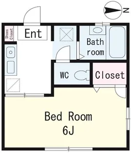 リバティ・プレイス【2階】の間取り