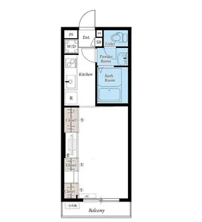 リブリ・南大谷【2階】の間取り