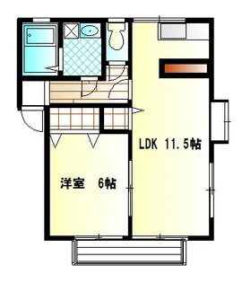 エクセハイム【1階】の間取り