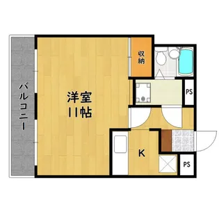 ガーデンズハウス【4階】の間取り