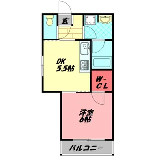 GONBIマンション【4階】の間取り