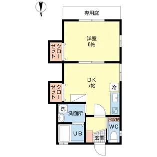 エスポワール目白【1階】の間取り