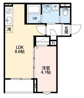 robot home 検見川II【3階】の間取り
