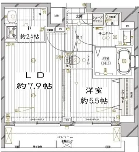 REGALIZ高円寺II【7階】の間取り
