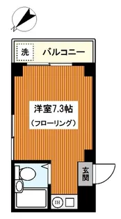 第7スミトモビル【5階】の間取り